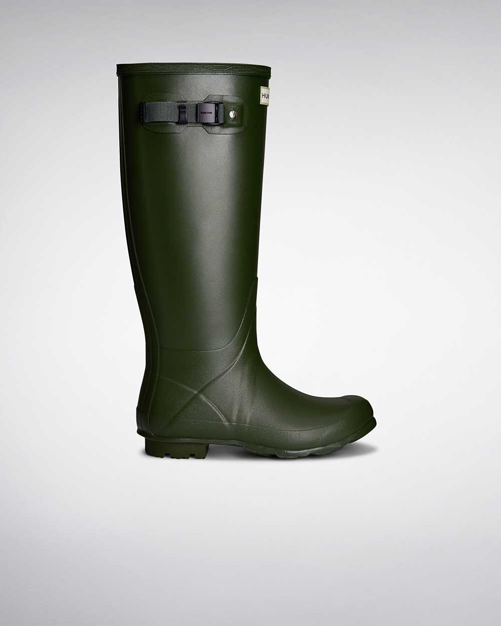 Womens Hunter Norris Field Neoprene Lined Rain Boots Green | WHPZYM-628